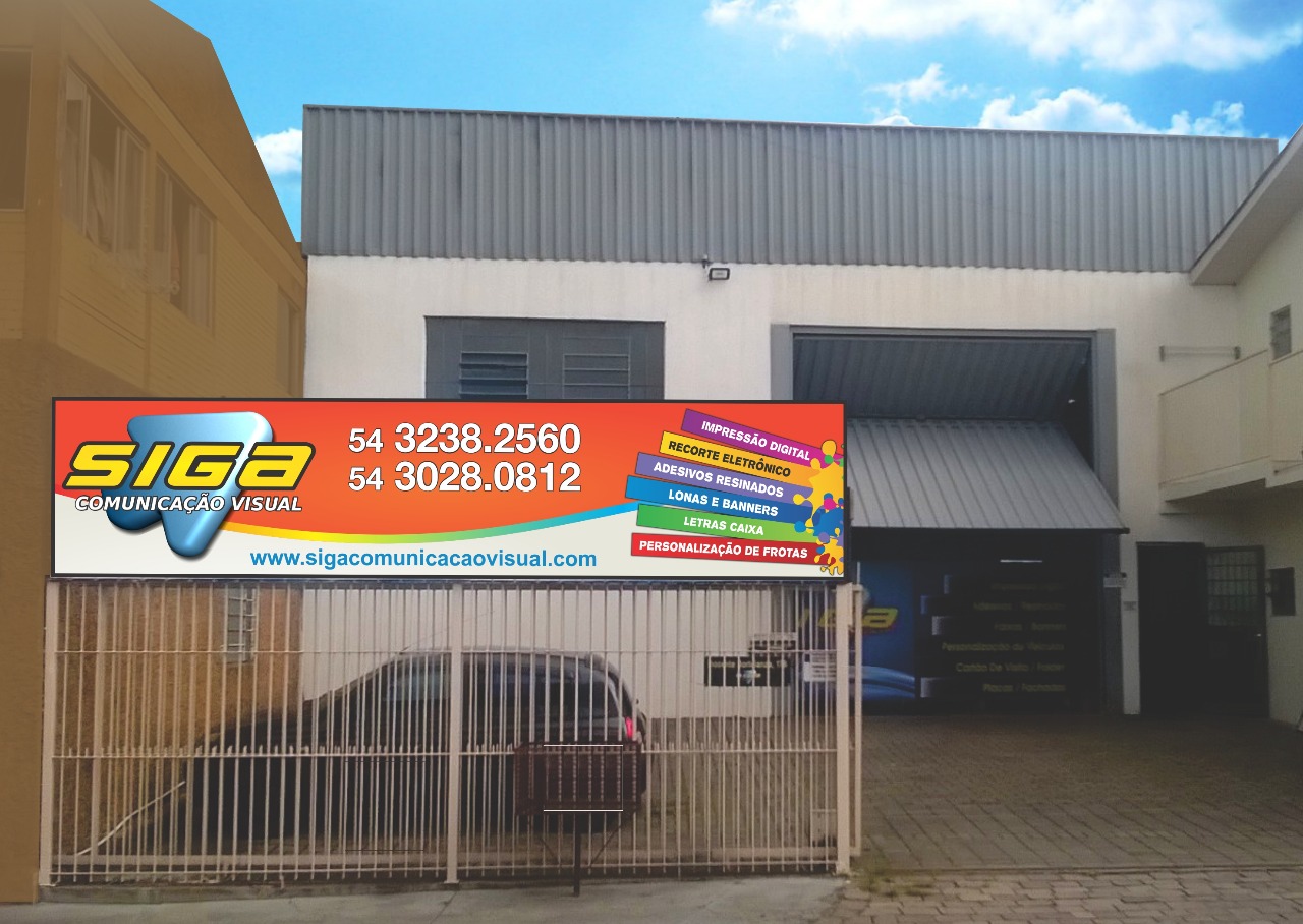 Fachada empresa Siga Adesivos